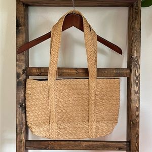 Draper James Everyday Straw Bag